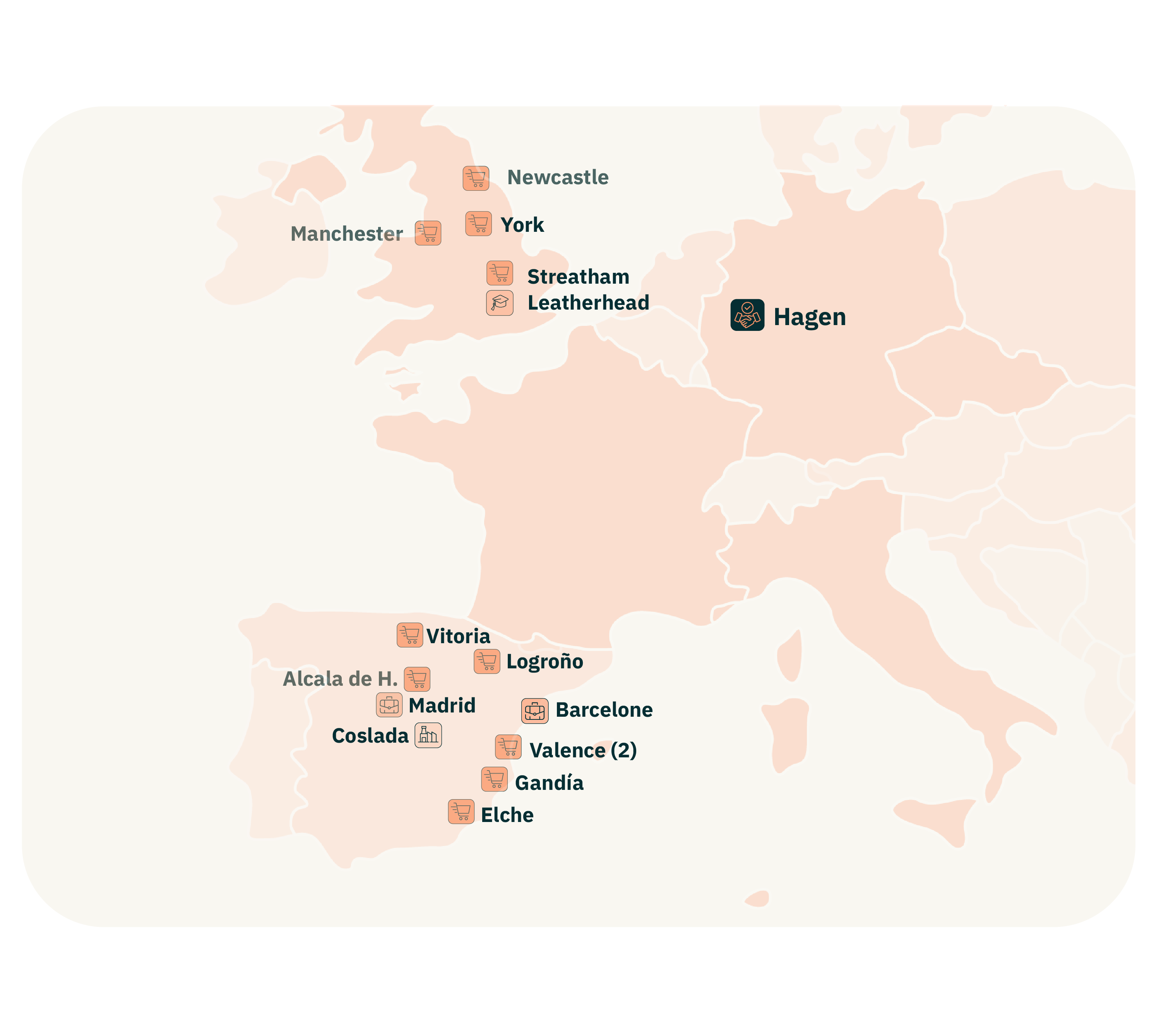 Répartition Géographique NCap Continent
