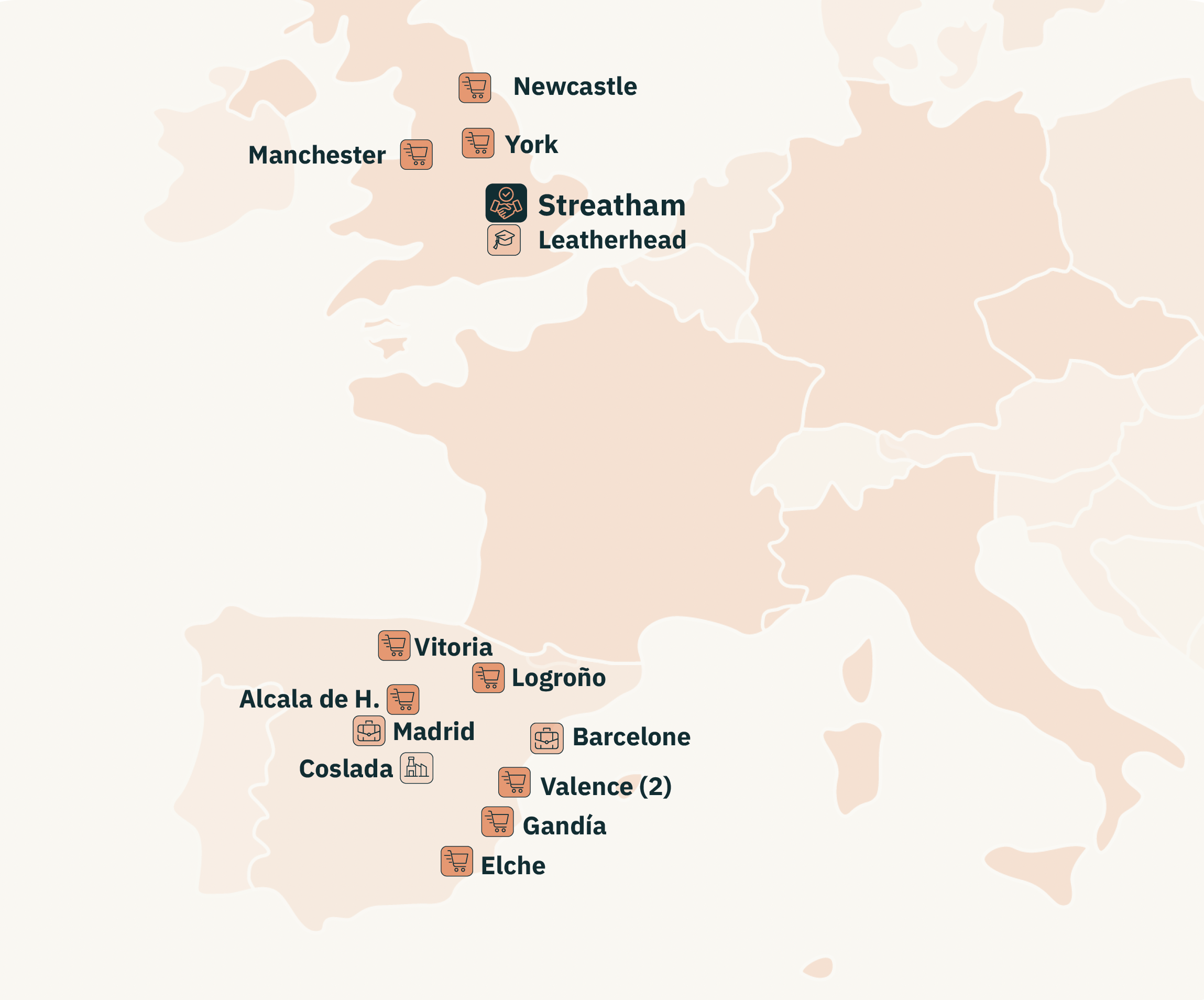 Répartition Géographique NCap Continent
