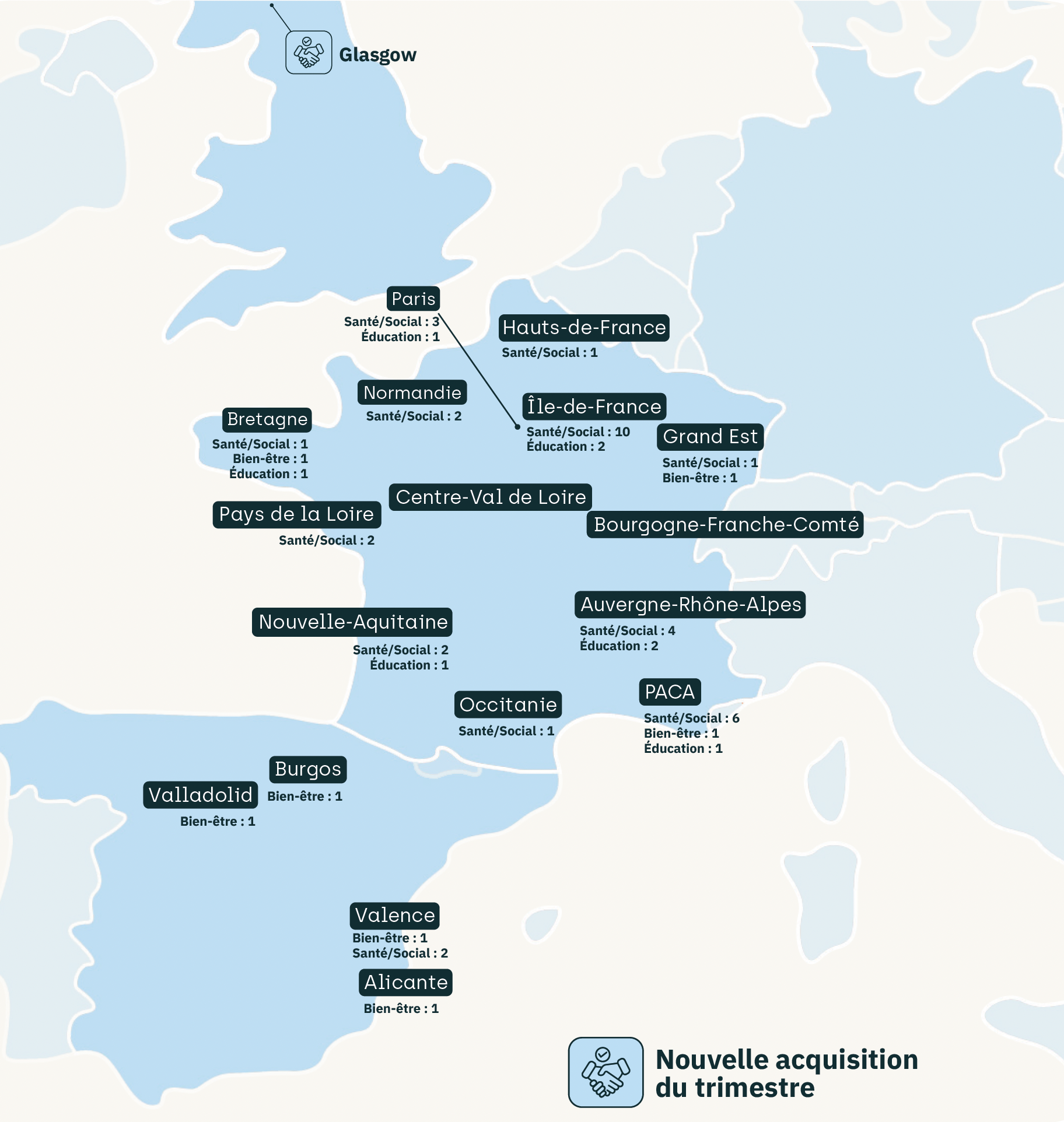 Répartition Géographique NCap Régions